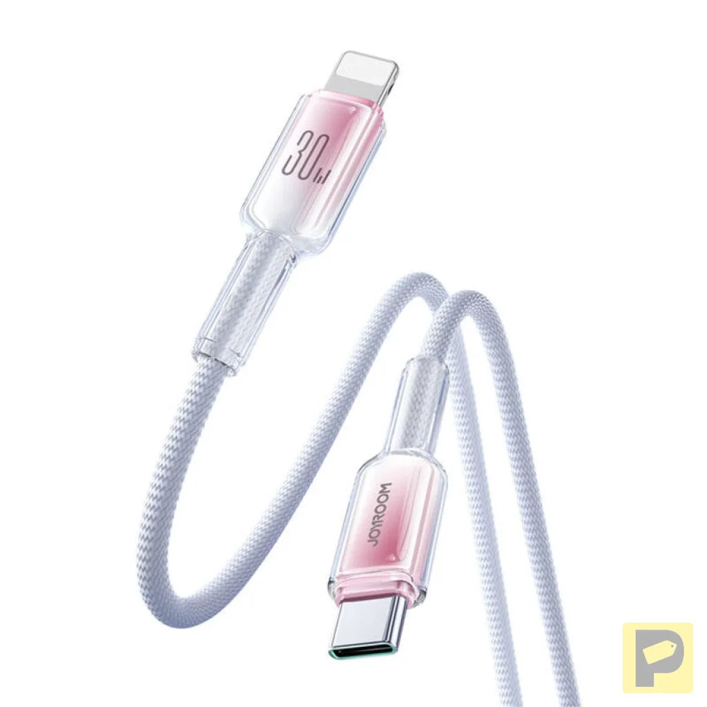 Cable USB-C Lightning Joyroom S-A42 30W 1.2m biały