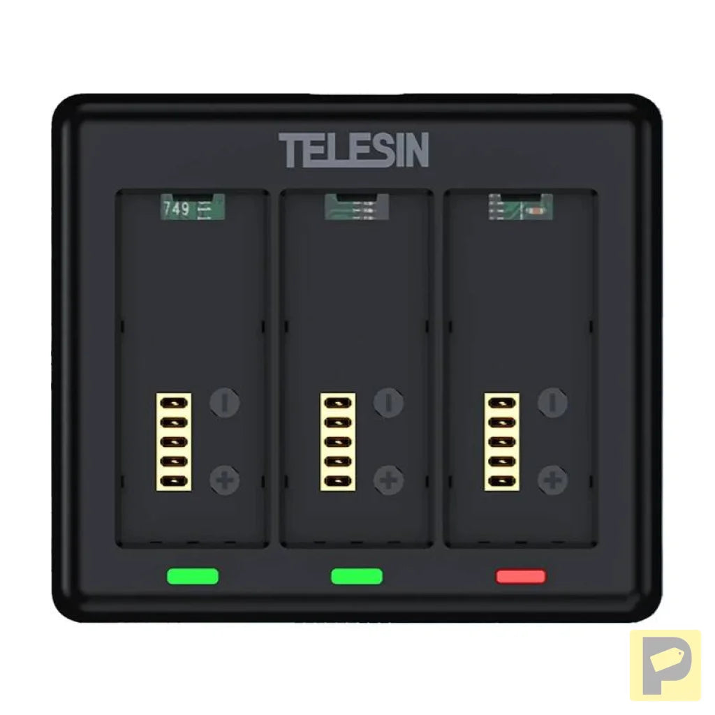 Charger for 3 batteries for GoPro HERO 13 Telesin (S0-BCG-12-TGP)