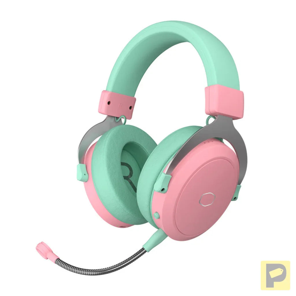 Cooler Master CH351-MC gaming headphones (green-pink)