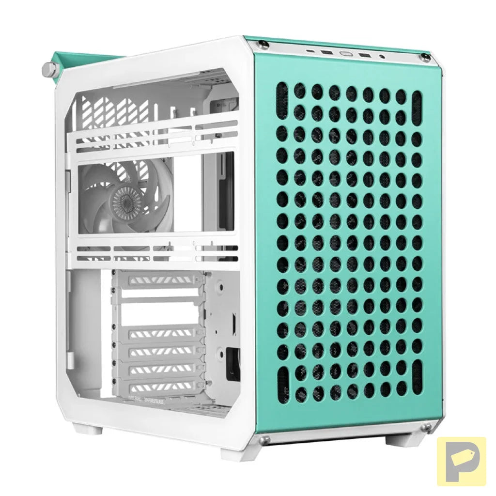 Cooler Master Qube 500 Flatpack Macaron computer case (green)