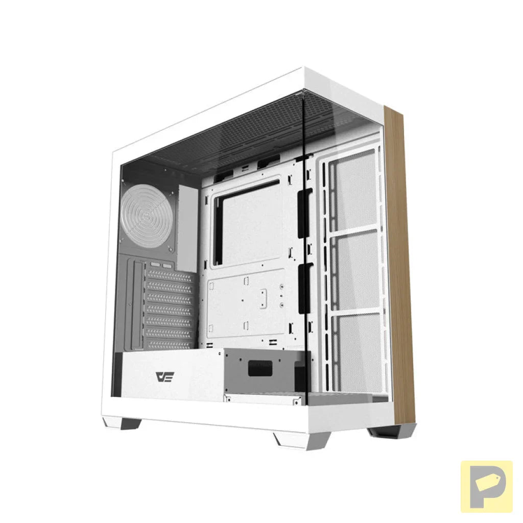 Darkflash DS900W computer case without fans (White)
