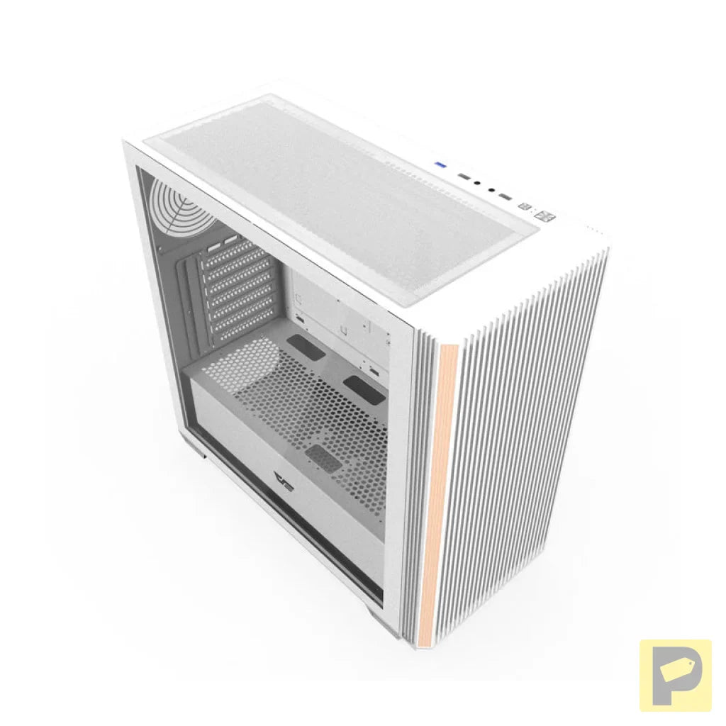 Darkflash DS900WS ATX computer case without fans (White)