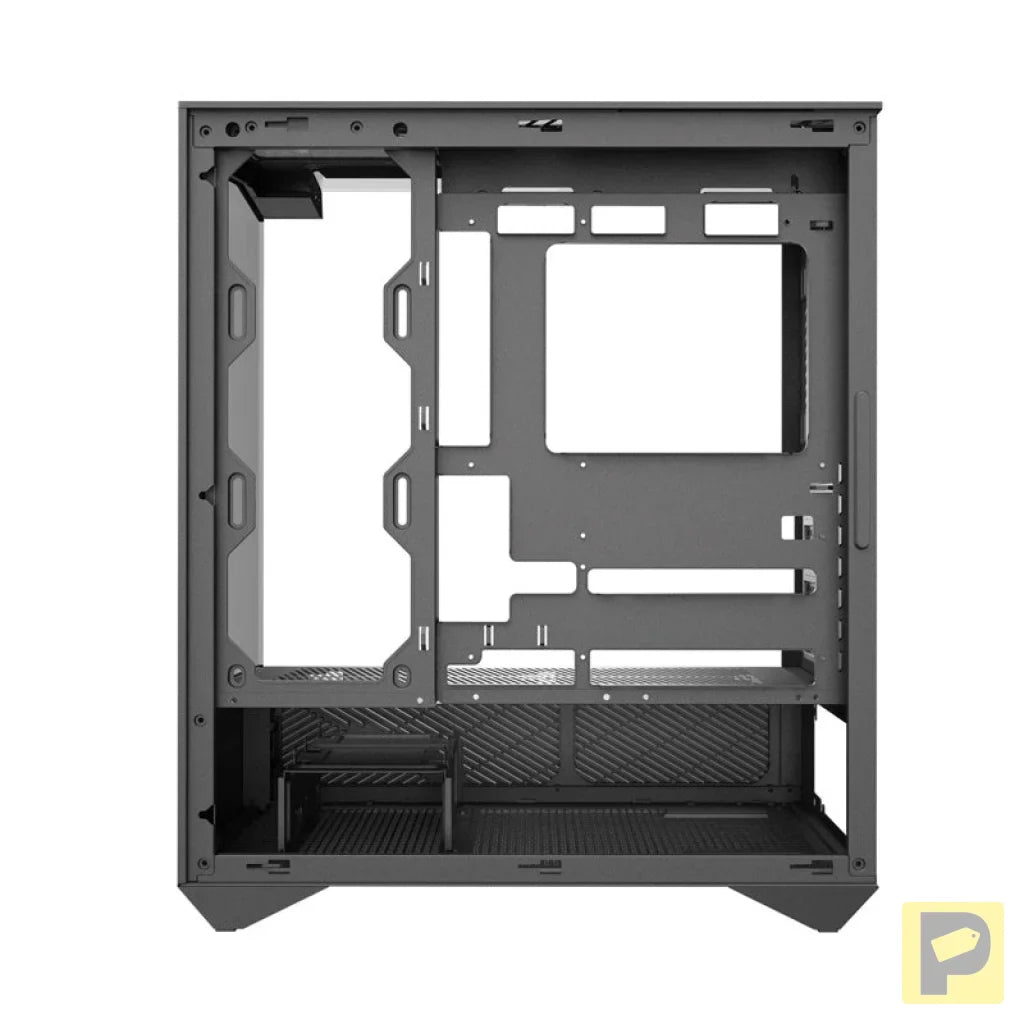 Darkflash DY460 computer case (Black) + 4 ARGB fans