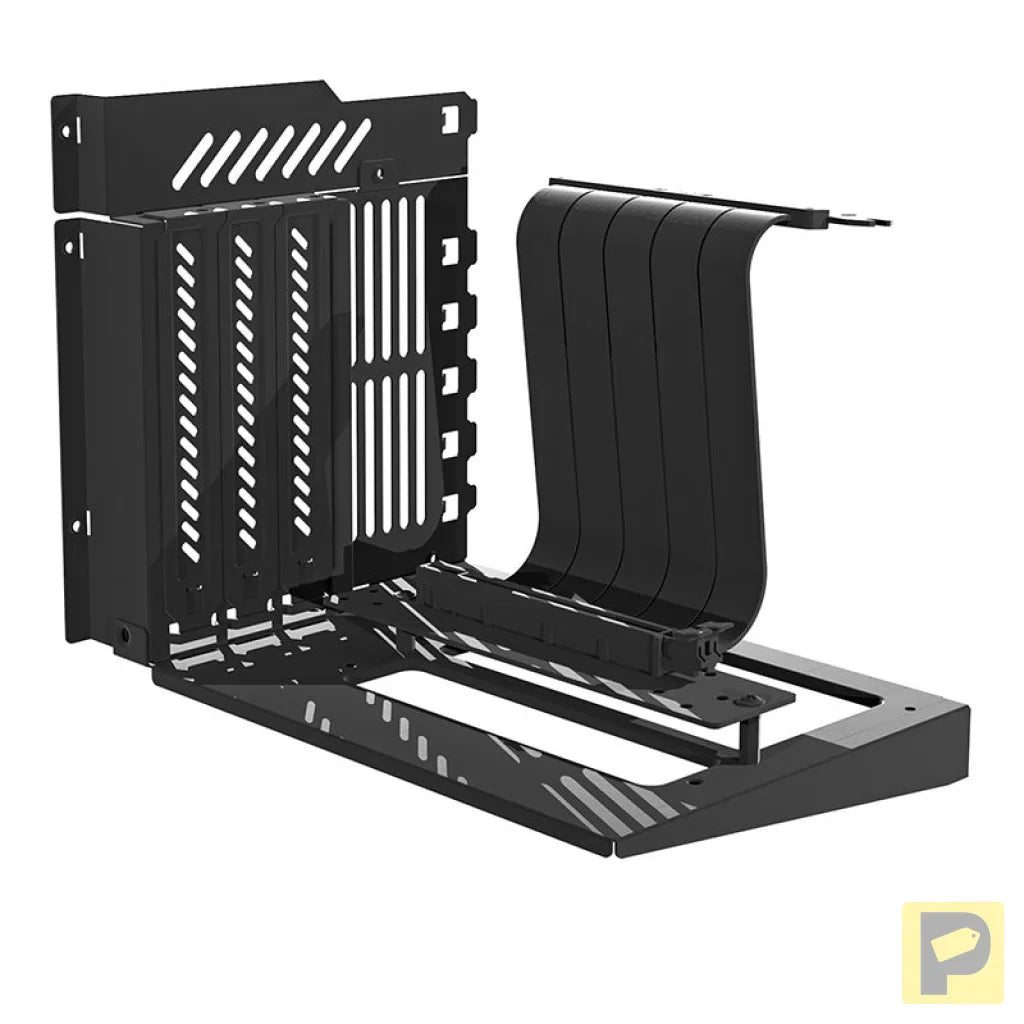 Darkflash DY470 computer case (black) + 4 fans + GPU bracket