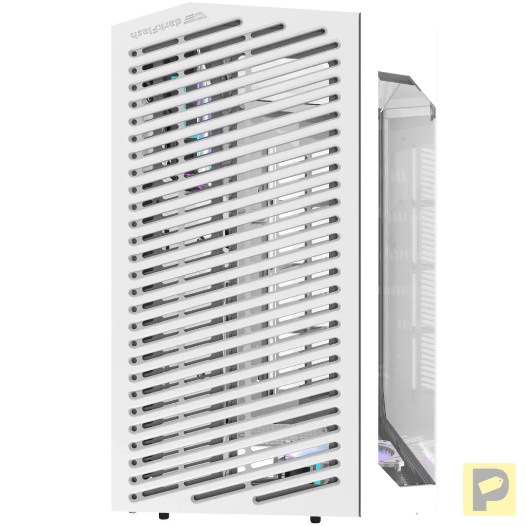 Darkflash DY470 computer case (white) + 4 fans + GPU bracket