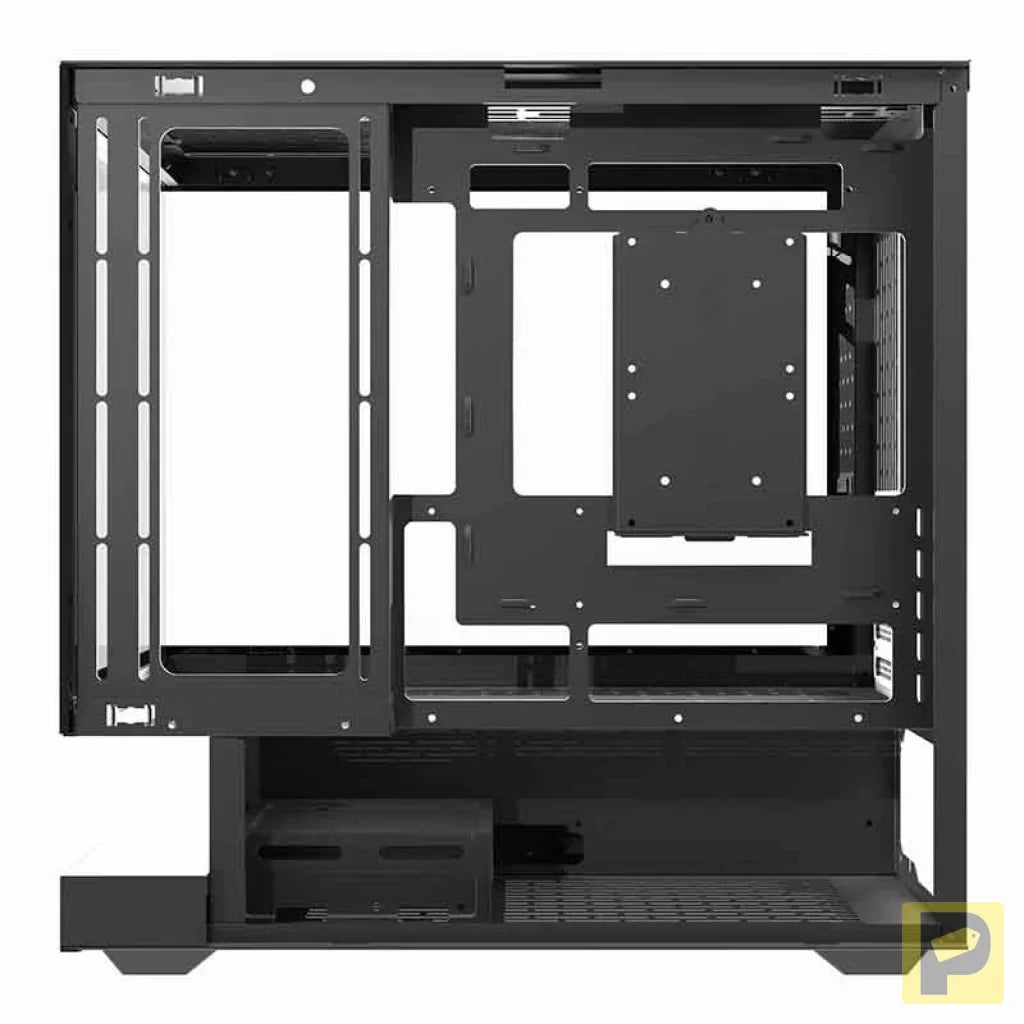 Darkflash F1 computer case (Black) + 6 ARGB fans