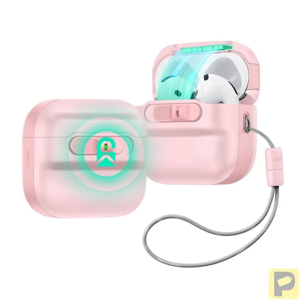 ESR Pulse protective case for AirPods 4 headphones (pink)