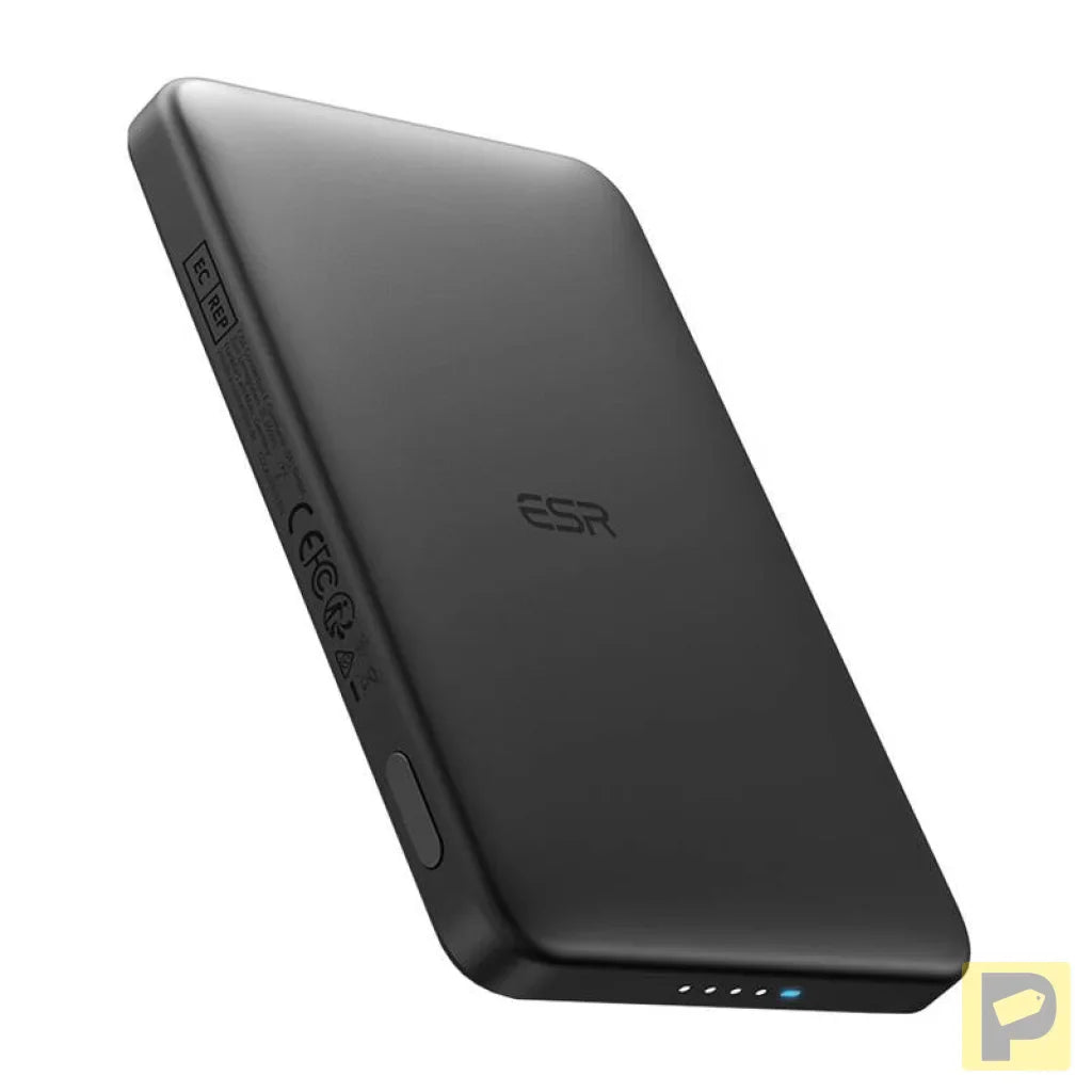 ESR Qi2 MagSlim 5000 mAh magnetic powerbank (black)