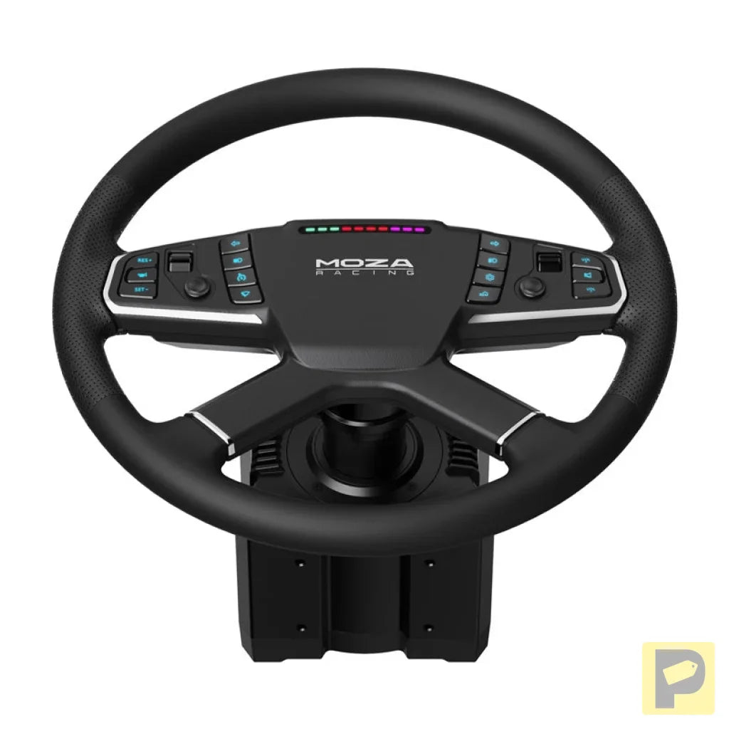 Gaming set - R5 base + TSW truck steering wheel + SRP-Lite pedals + Moza Racing RS071 clamps (PC)