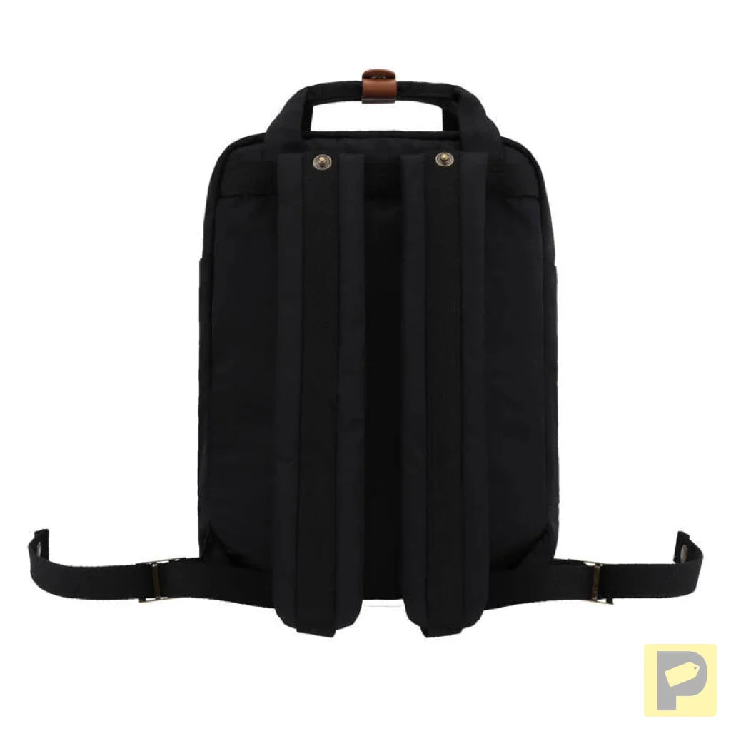 Himawari 188L black and brown 14'' laptop backpack