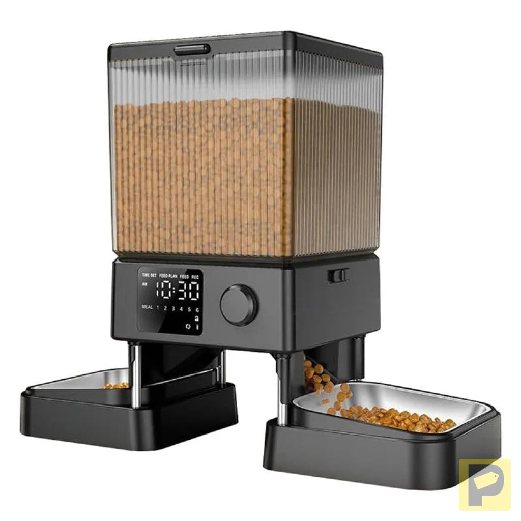 Oneisall dual automatic pet food dispenser without WIFI