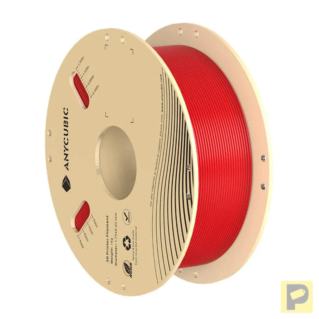 PLA Anycubic 1 KG Filament (Red)