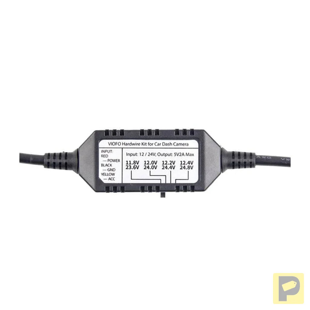 Power cable for VIOFO HK3 miniUSB video recorders