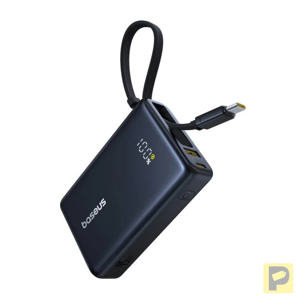 Powerbank Baseus PicoGo Digital Display 10000mAh 45W (czarny)