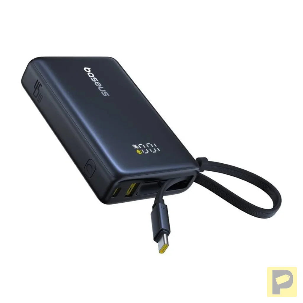 Powerbank Baseus PicoGo Digital Display 10000mAh 45W (czarny)