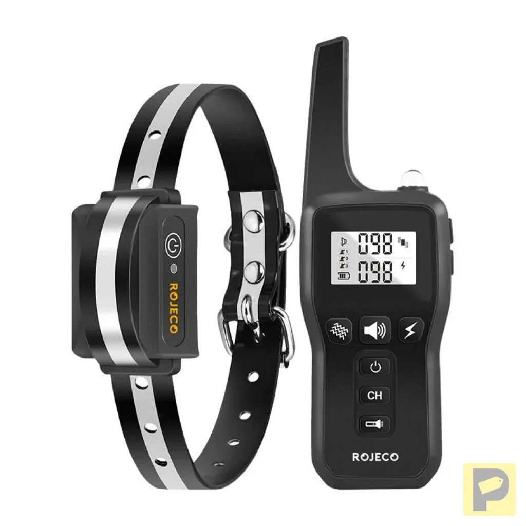 Rojeco 1000m electric bark collar PD529 (Black)