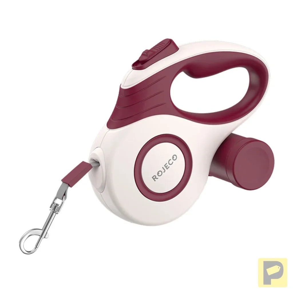 Rojeco A12 5M Automatic Retractable Dog Leash (red)
