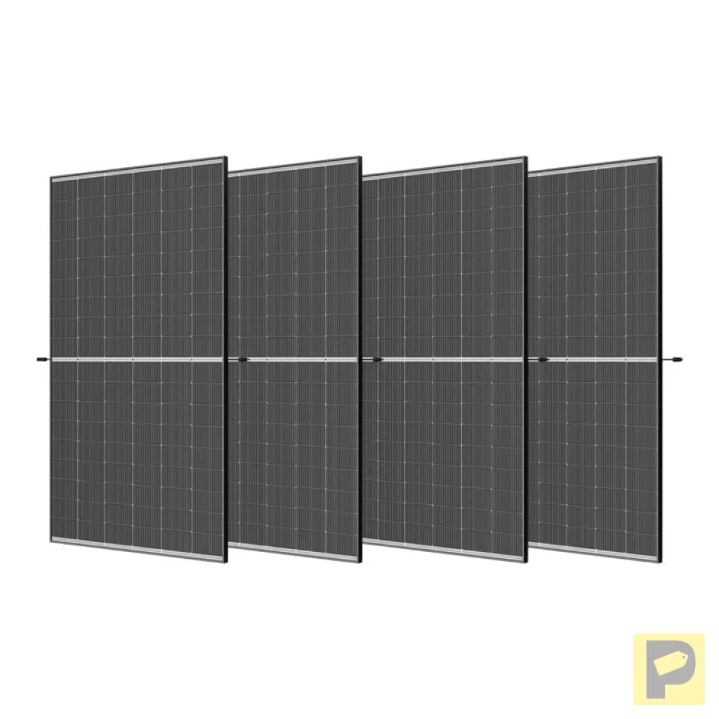 Set of 4x Trina 510W photovoltaic panel.