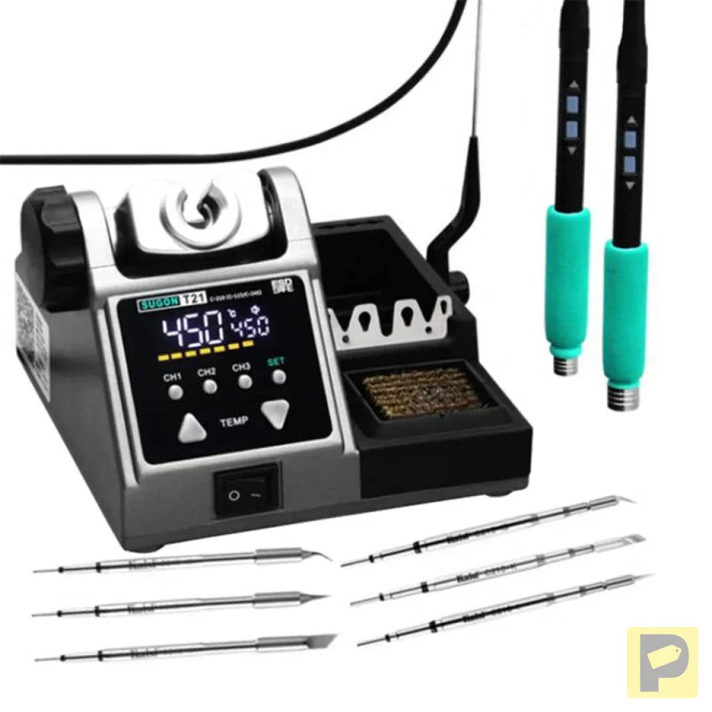 SUGON T21 soldering station + C210 / C245 soldering tips