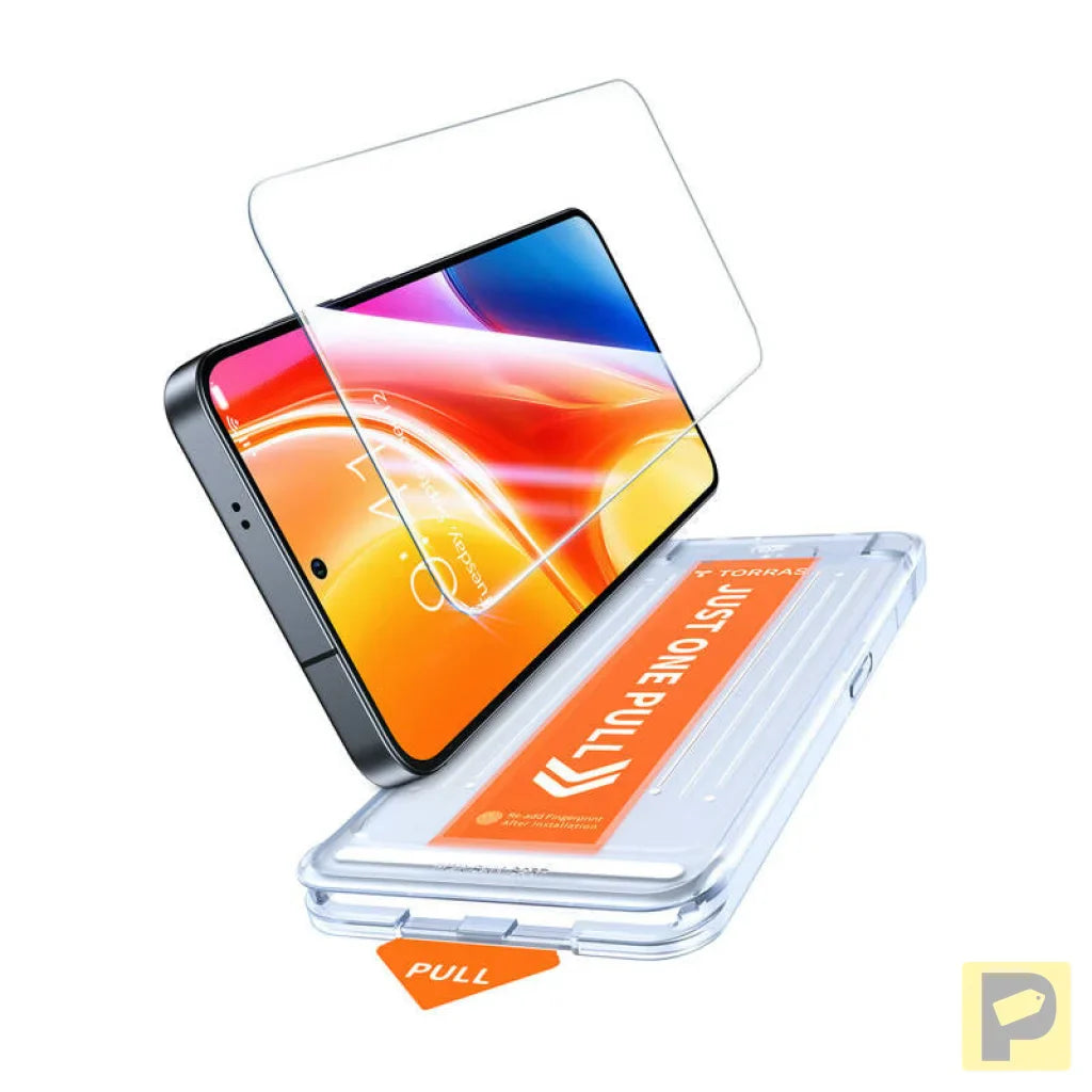 Torras Install Master protective glass for Samsung S25