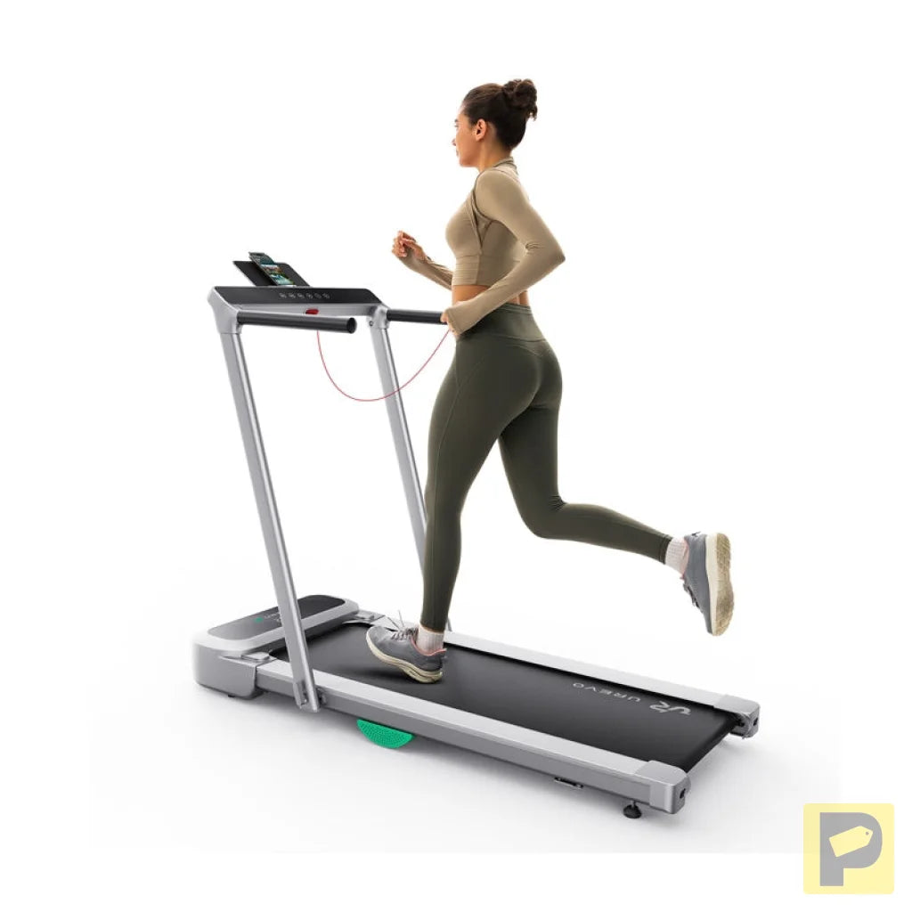 UREVO FoldiMix 5L Pro Folding Electric Treadmill (Silver)