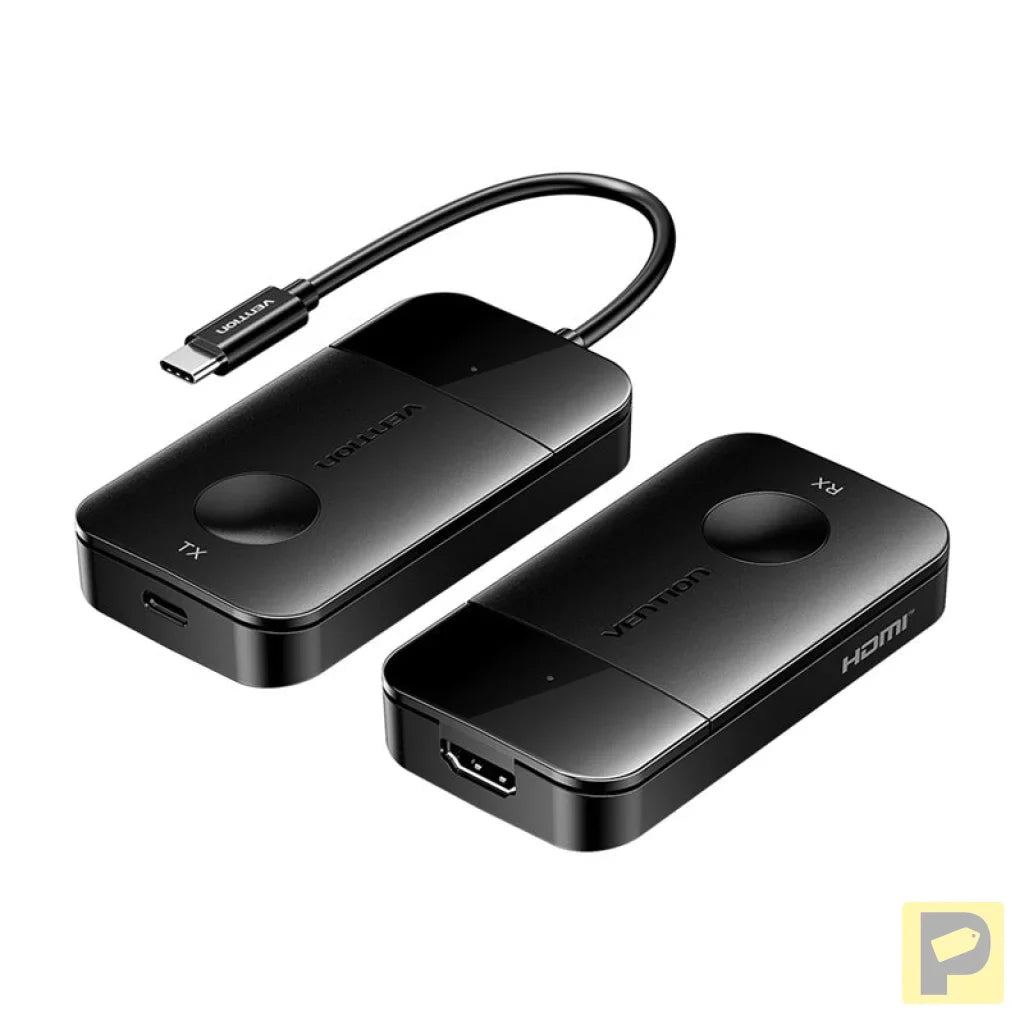 Vention USB-C to HDMI wireless transmitter/receiver 0.15m (black)