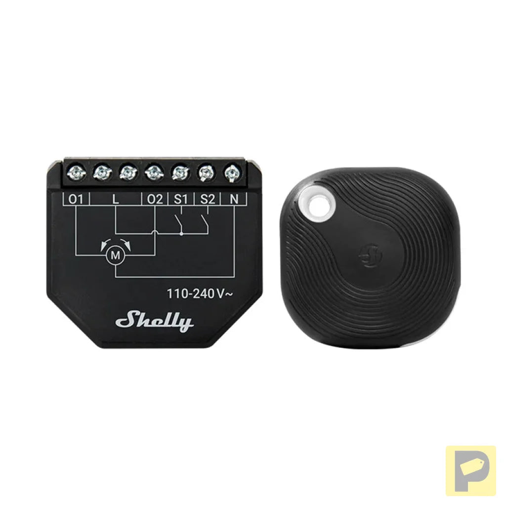 WiFi Shelly Shutter + BLU Button Tough 1 blinds/curtains controller